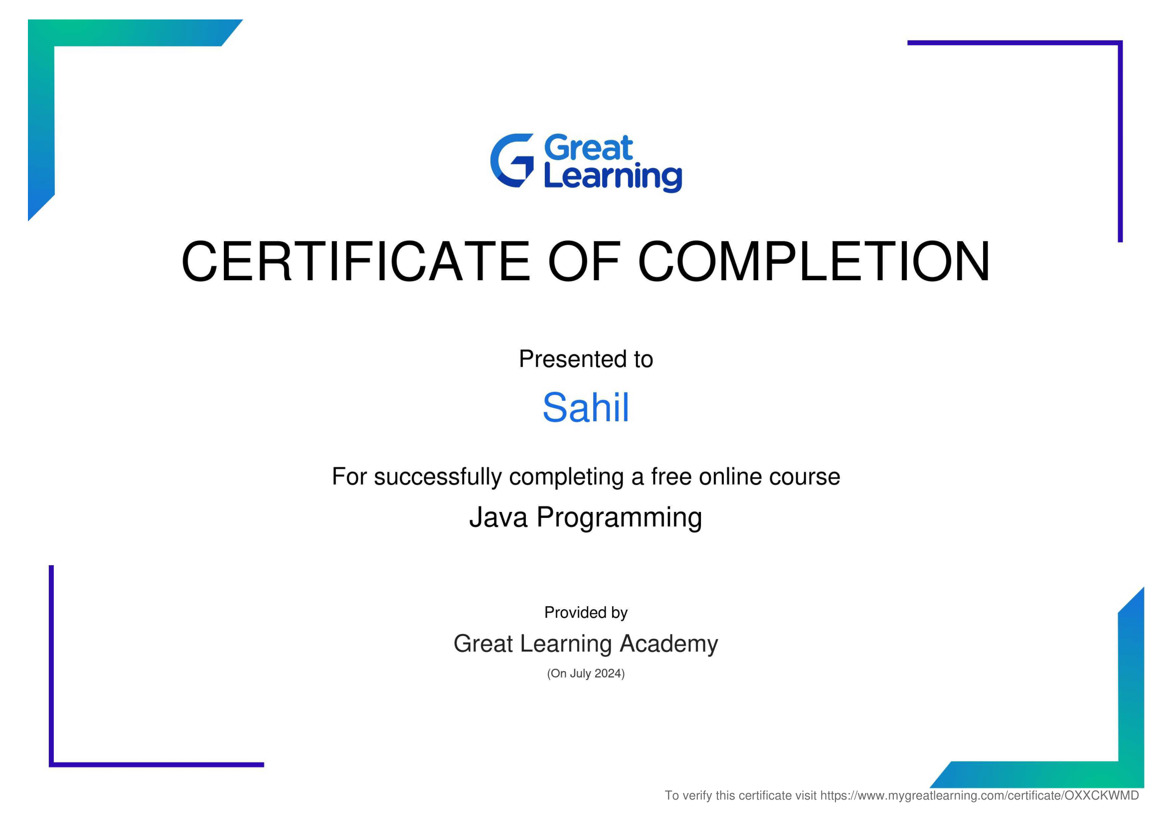 Java Course